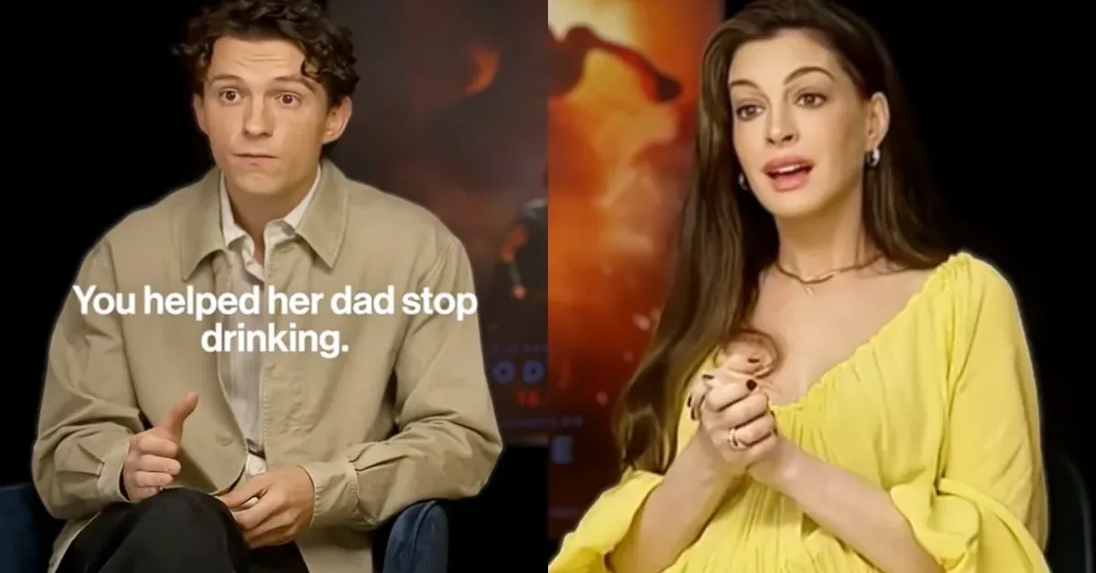 Tom Holland chokes up after discovering the impact he had on a man's sobriety mid-'Odyssey' interview