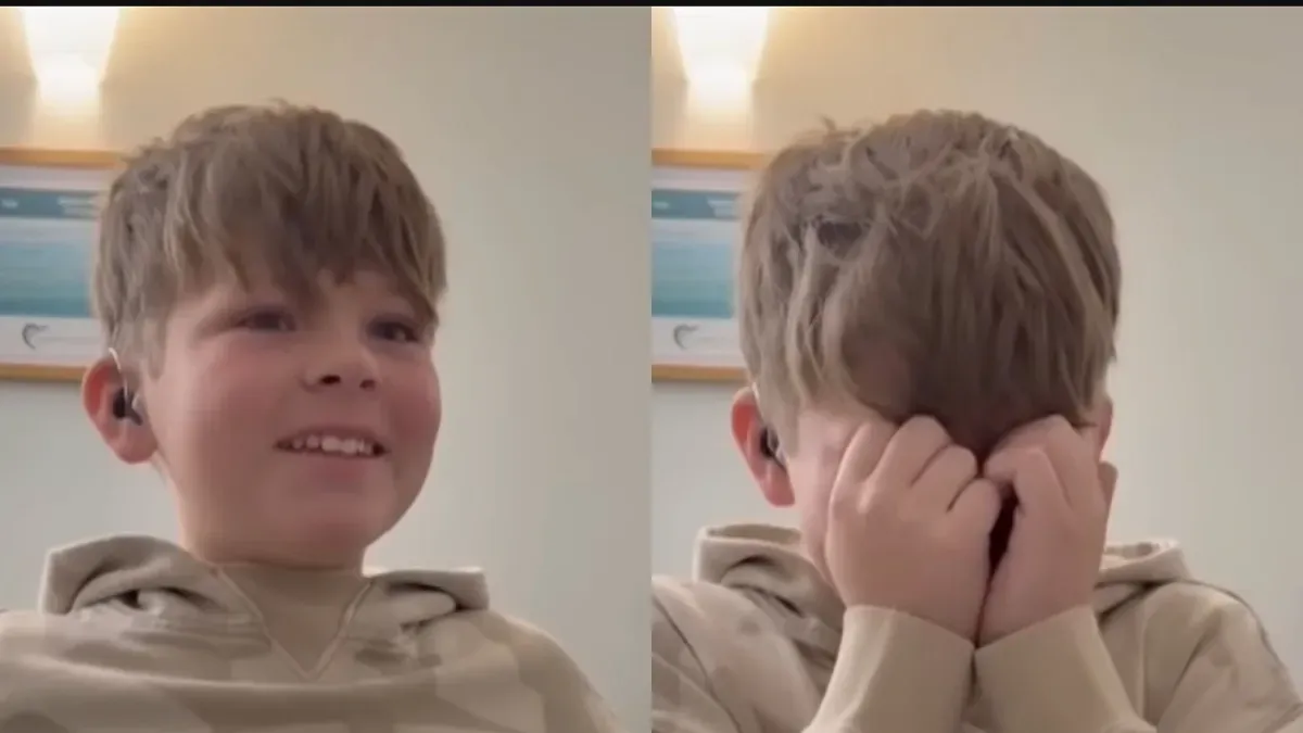 A 12-Year-Old Heard Clearly for the First Time. His Reaction is Pure Gold.