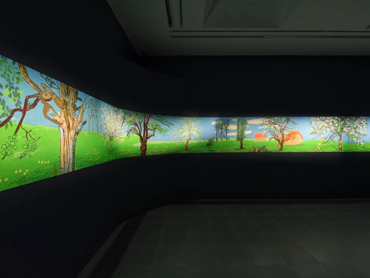 David Hockney Used an iPad to Create This Sprawling 295-Foot-Long Frieze Inspired by the 11th-Century Bayeux Tapestry