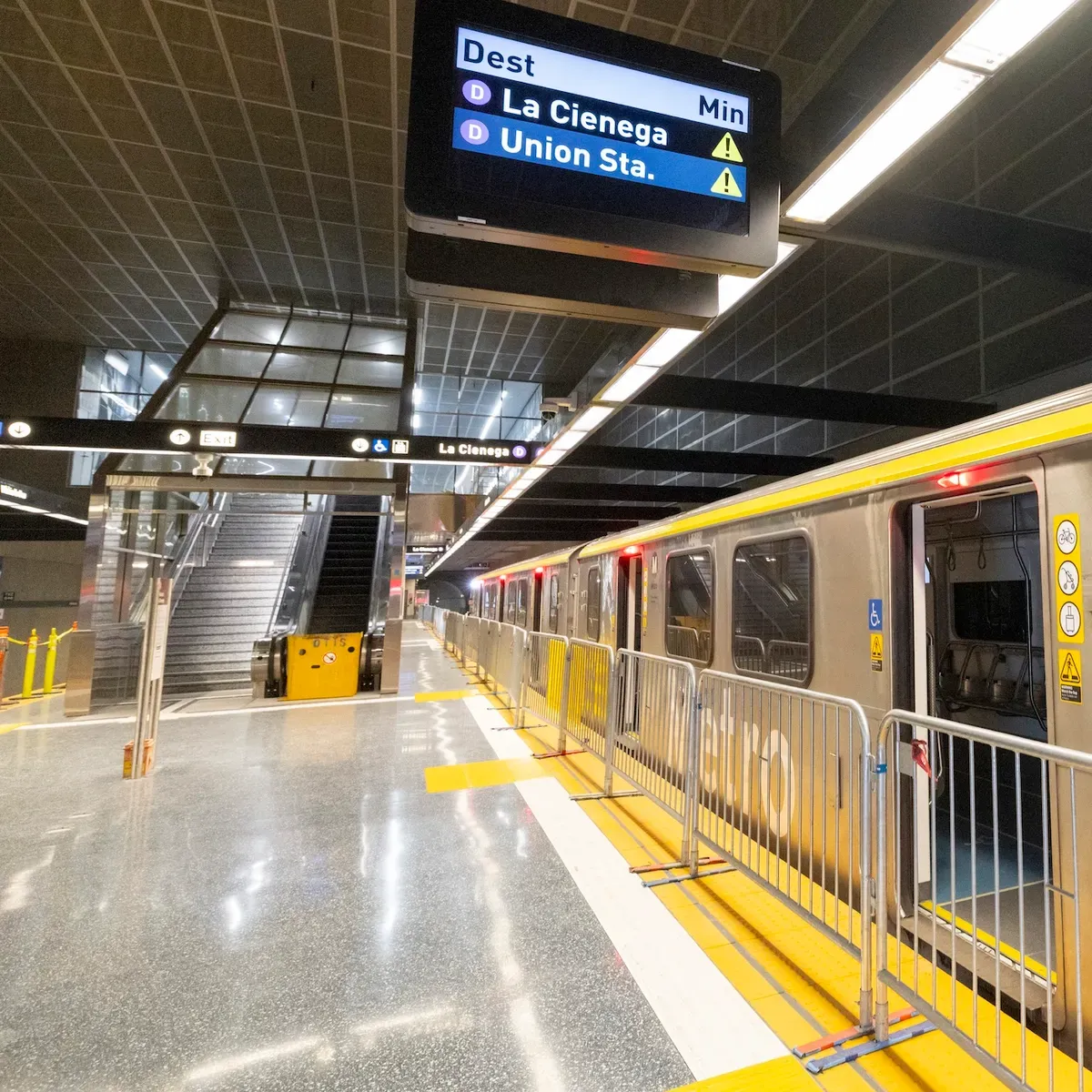 LA to open subway extension May 8