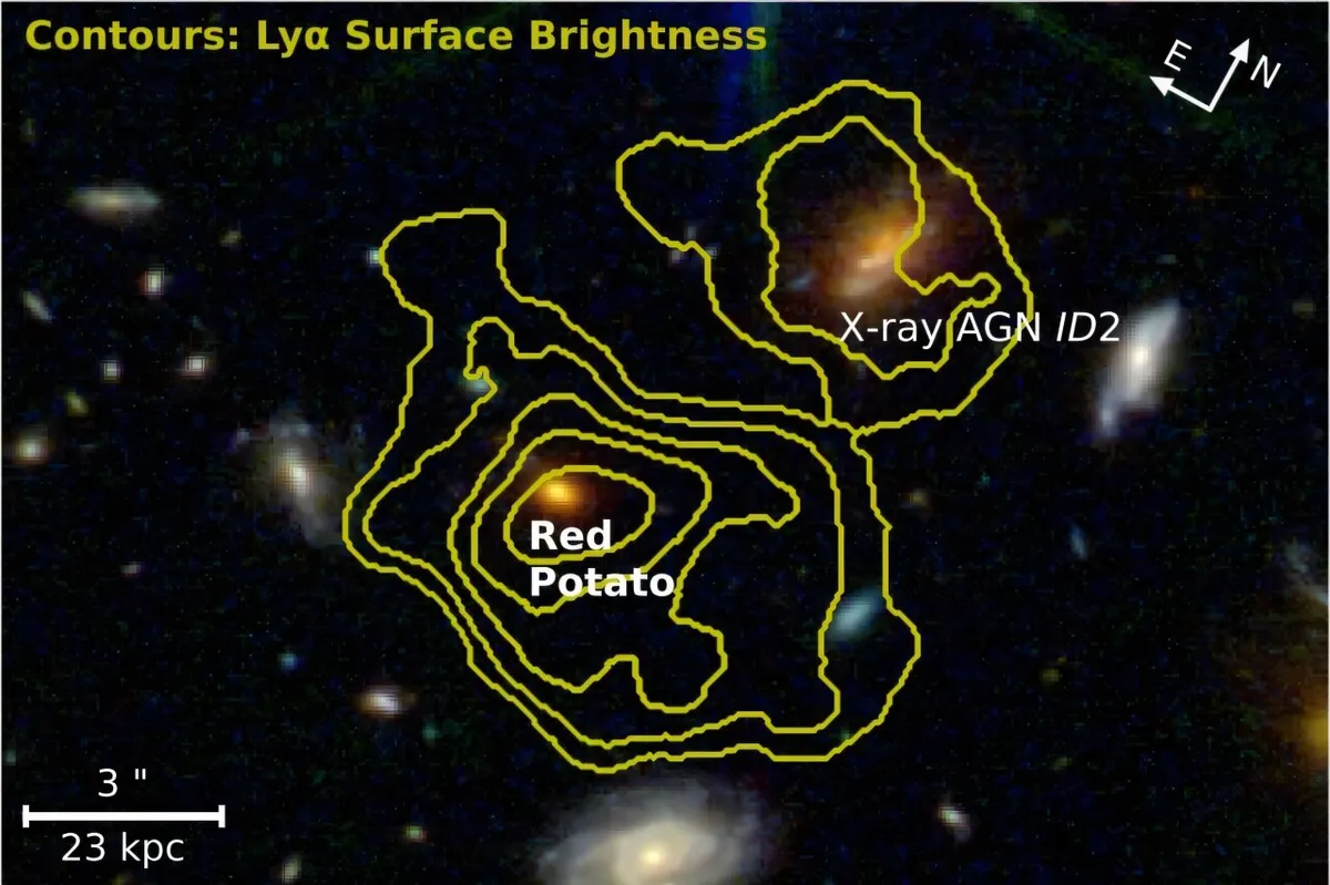 'Red Potato' galaxy discovered by astronomers