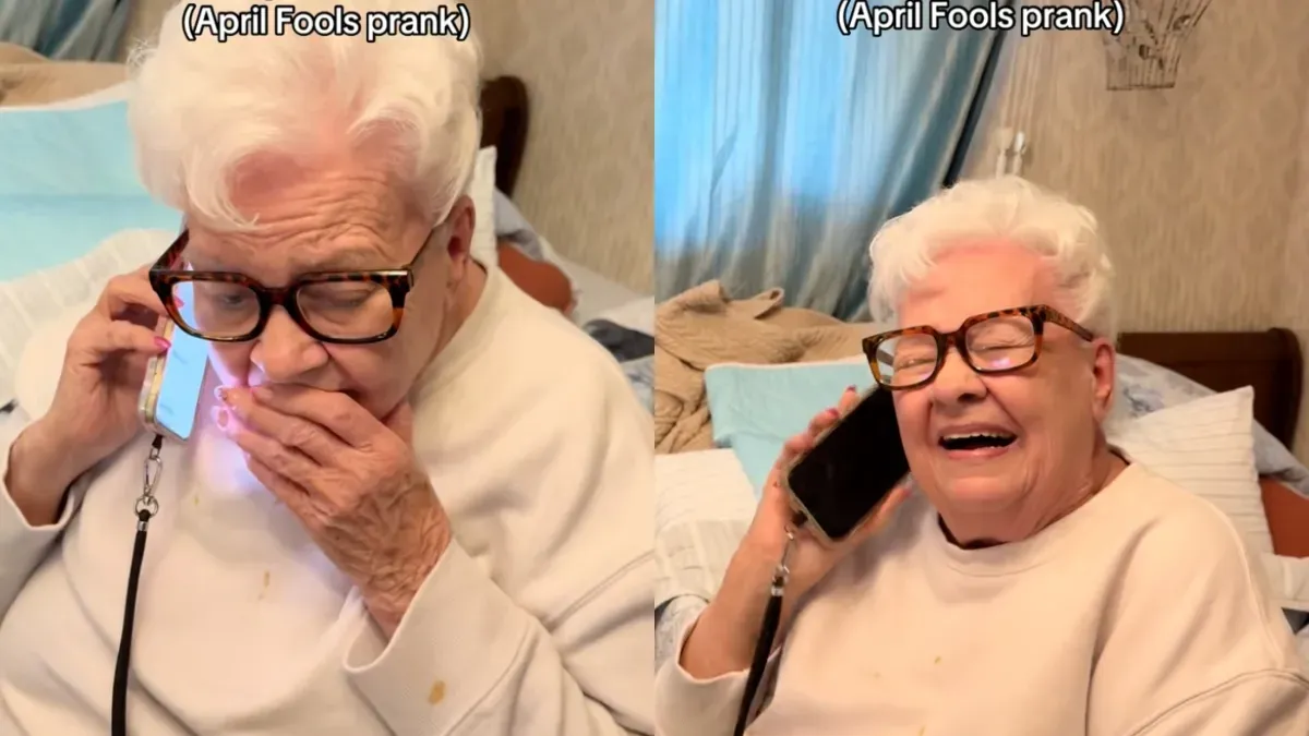 Granny's Oscar-Worthy April Fool's Prank Had Her Daughter in a Panic