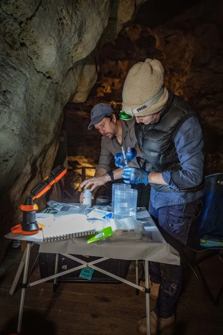 Meg Walker Inside Engelbrechts Cave