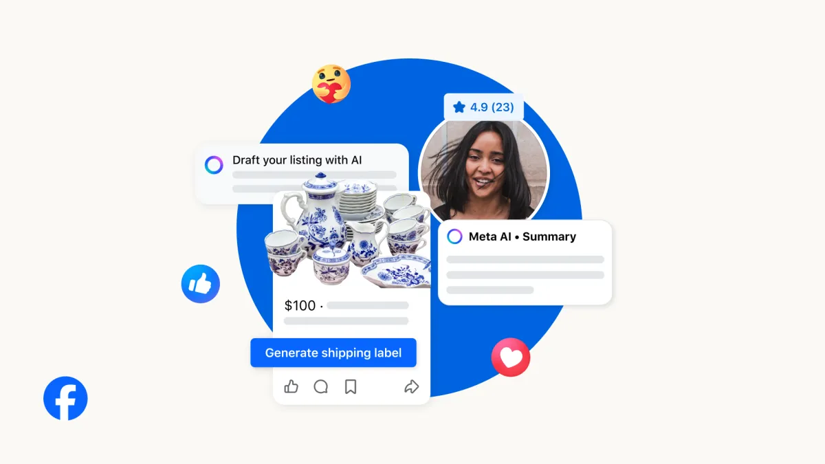 Facebook Marketplace’s New Meta AI Tools Make Selling Faster and Easier