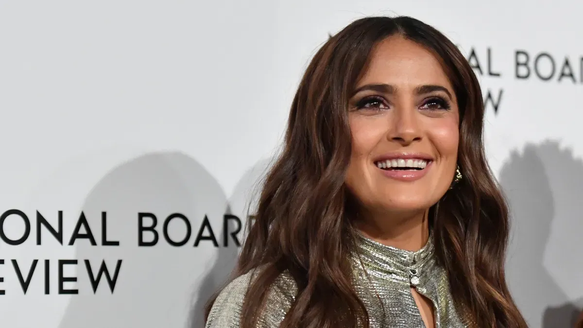 Salma Hayek Just Became a Grandma, Nicknames Baby "Panchito"