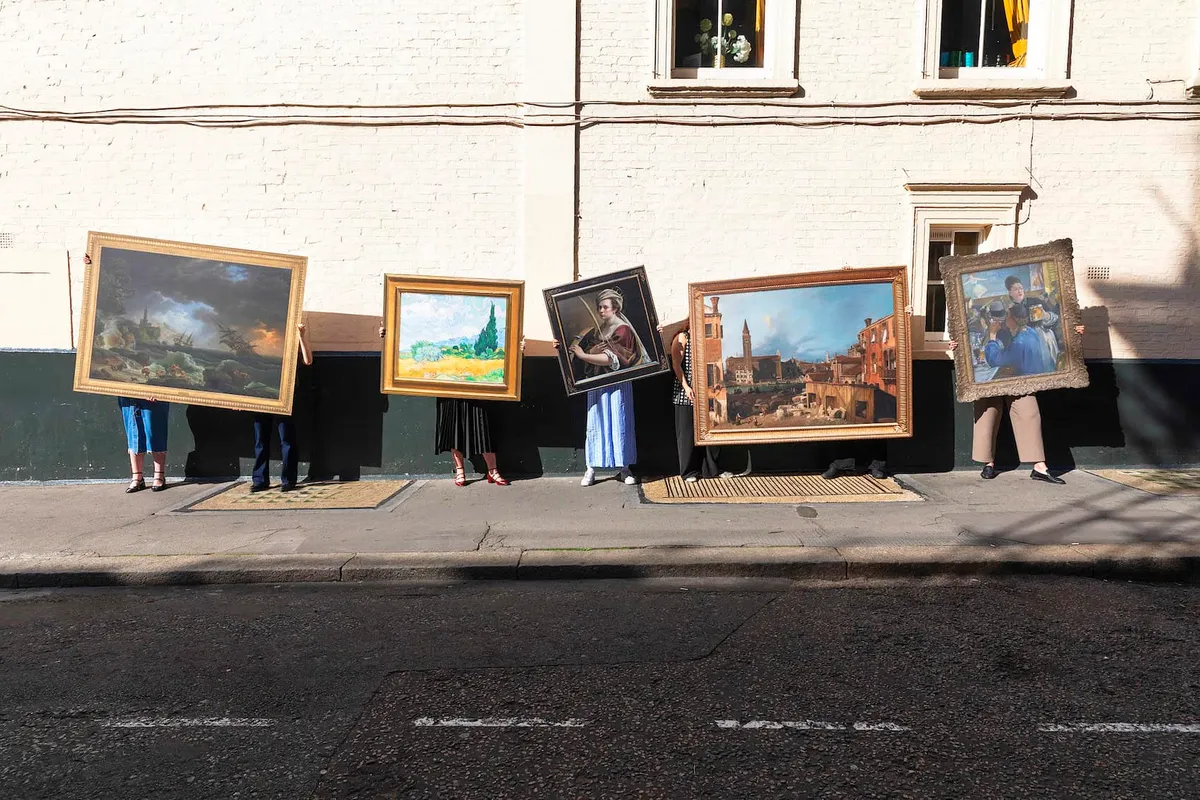 Monet for nothing: the famous artworks cheering up UK high streets