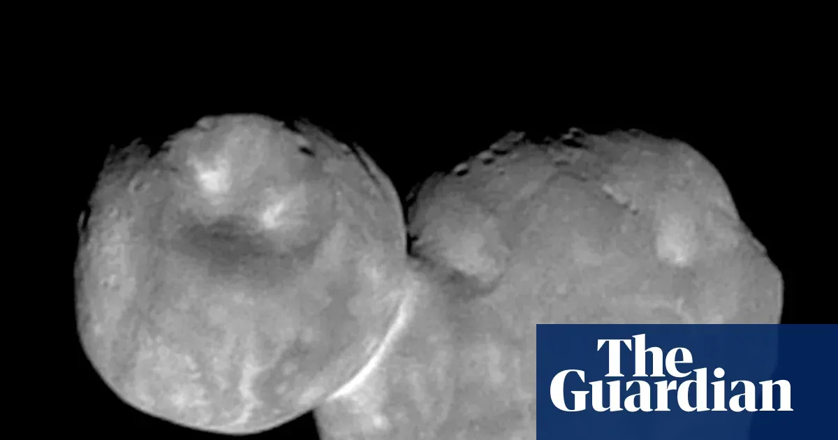 How a distant snowman-shaped space object finally formed