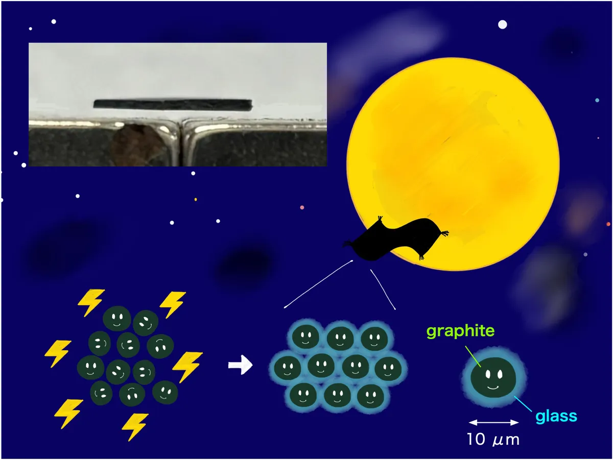 Aligned graphite particles unlock stable levitation above magnets, study finds
