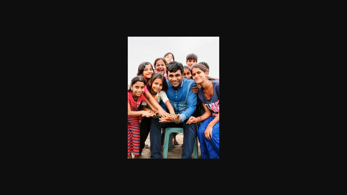 Girls learning in a classroom