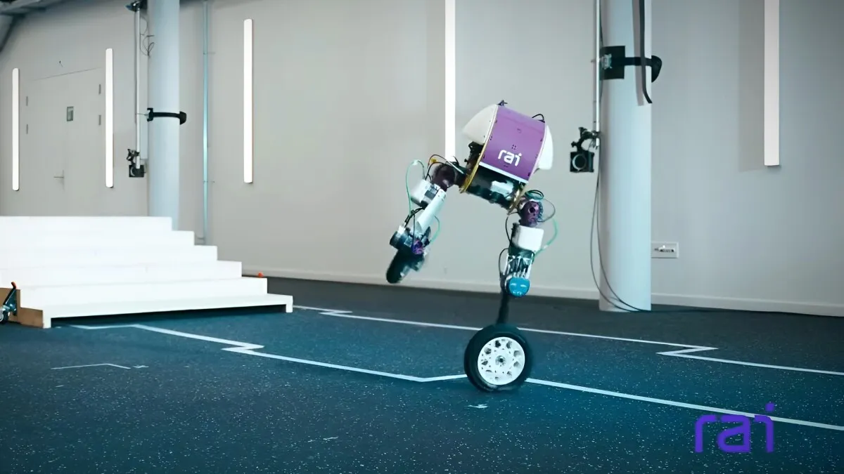 These Robotic Legs Can Skate, Climb Stairs, and Balance on One Wheel