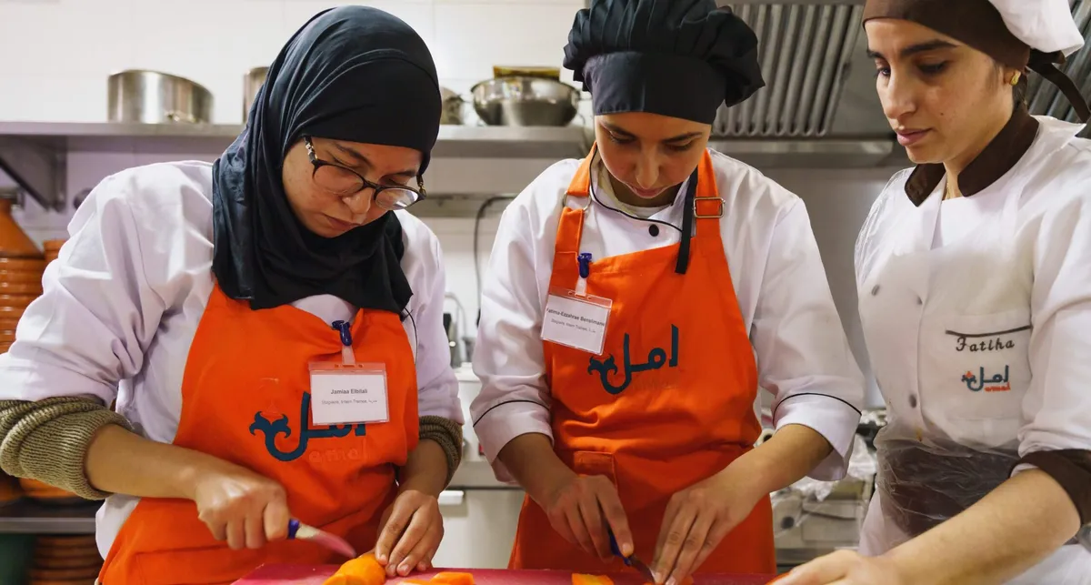 Women in Morocco learn to cook, then change their lives