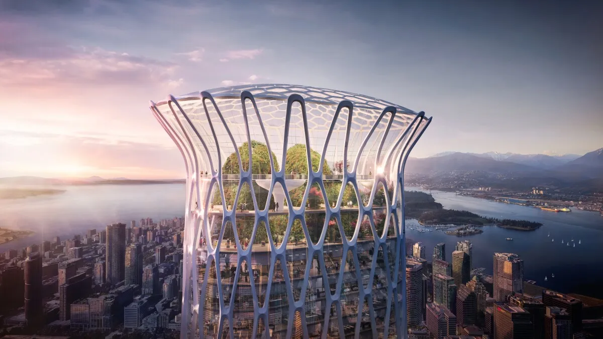 Vancouver's New Skyscraper: Inspired by a Sponge, Topped with a Park