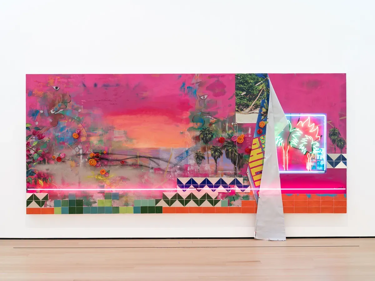 This Art Exhibit Redefines Latinx Painting, One Crocheted Frame at a Time