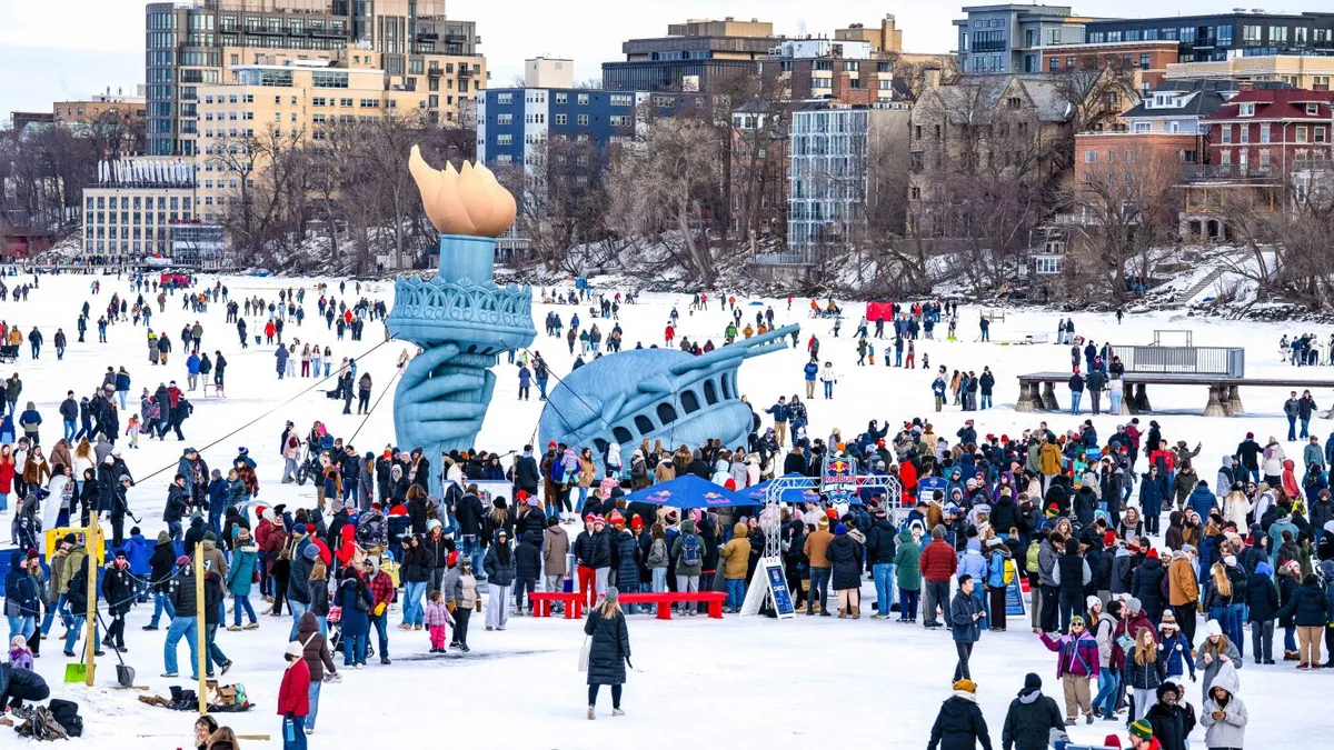 Madison celebrates frozen lakes while they still freeze solid