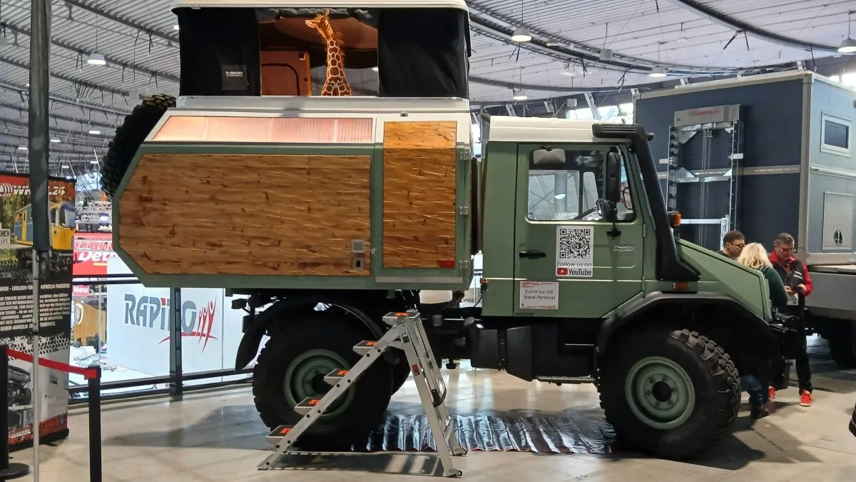 Crazy Unimog wood barrel camper is even more awesome than it sounds