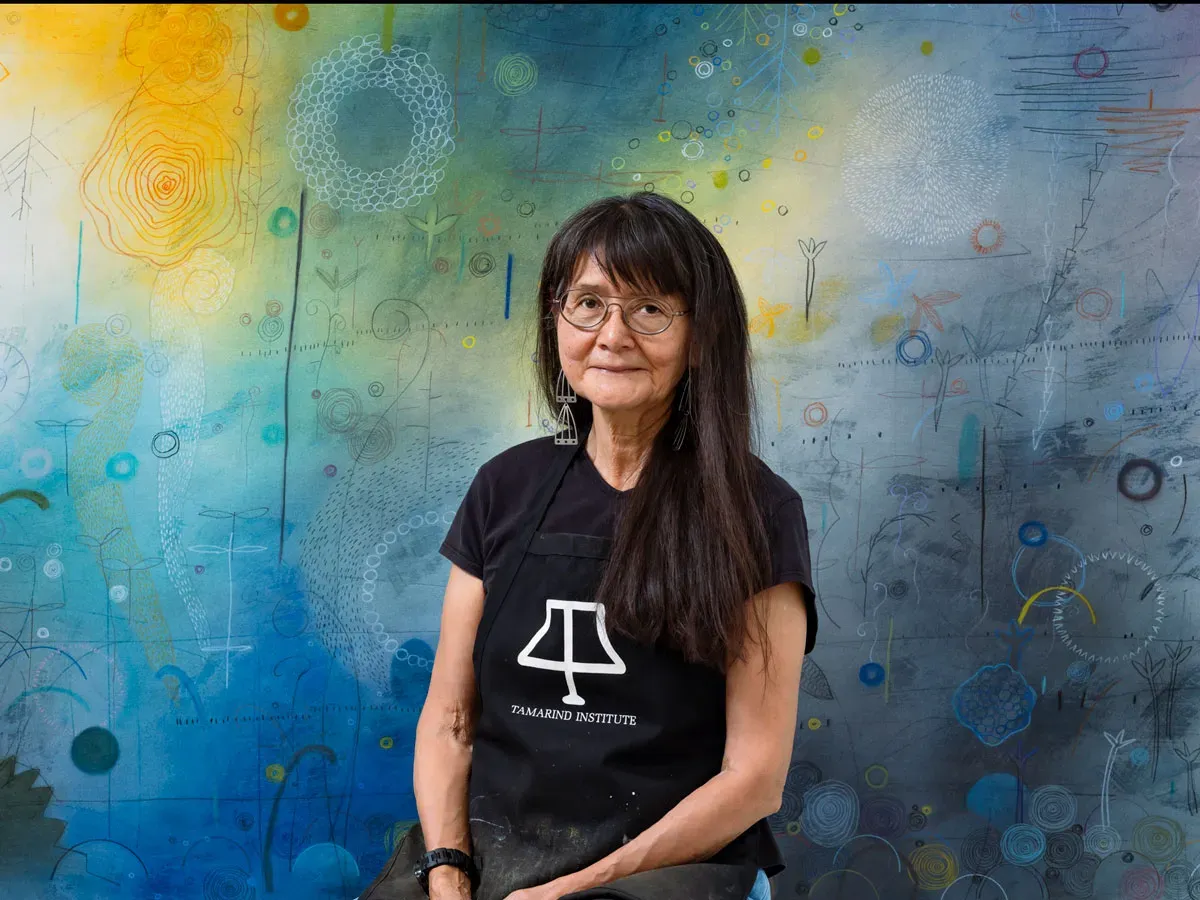 Navajo artist Emmi Whitehorse joins major international gallery