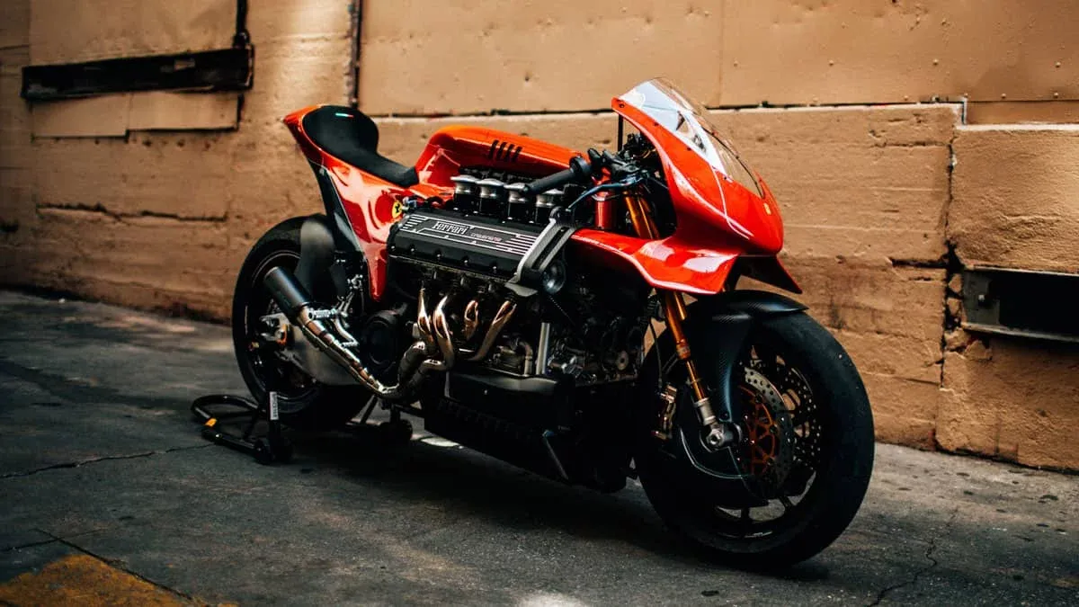 The HF355 is nothing like traditional superbikes you'd spot on the roads
