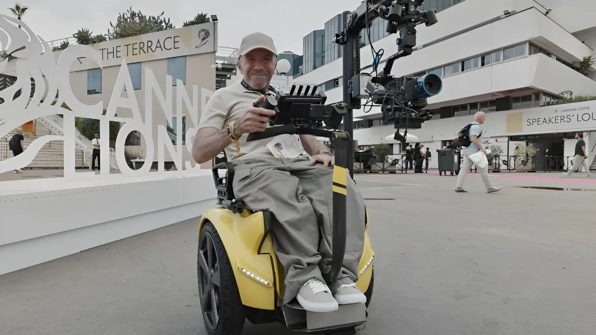 Wheelchair-mounted camera system opens filmmaking doors for disabled operators