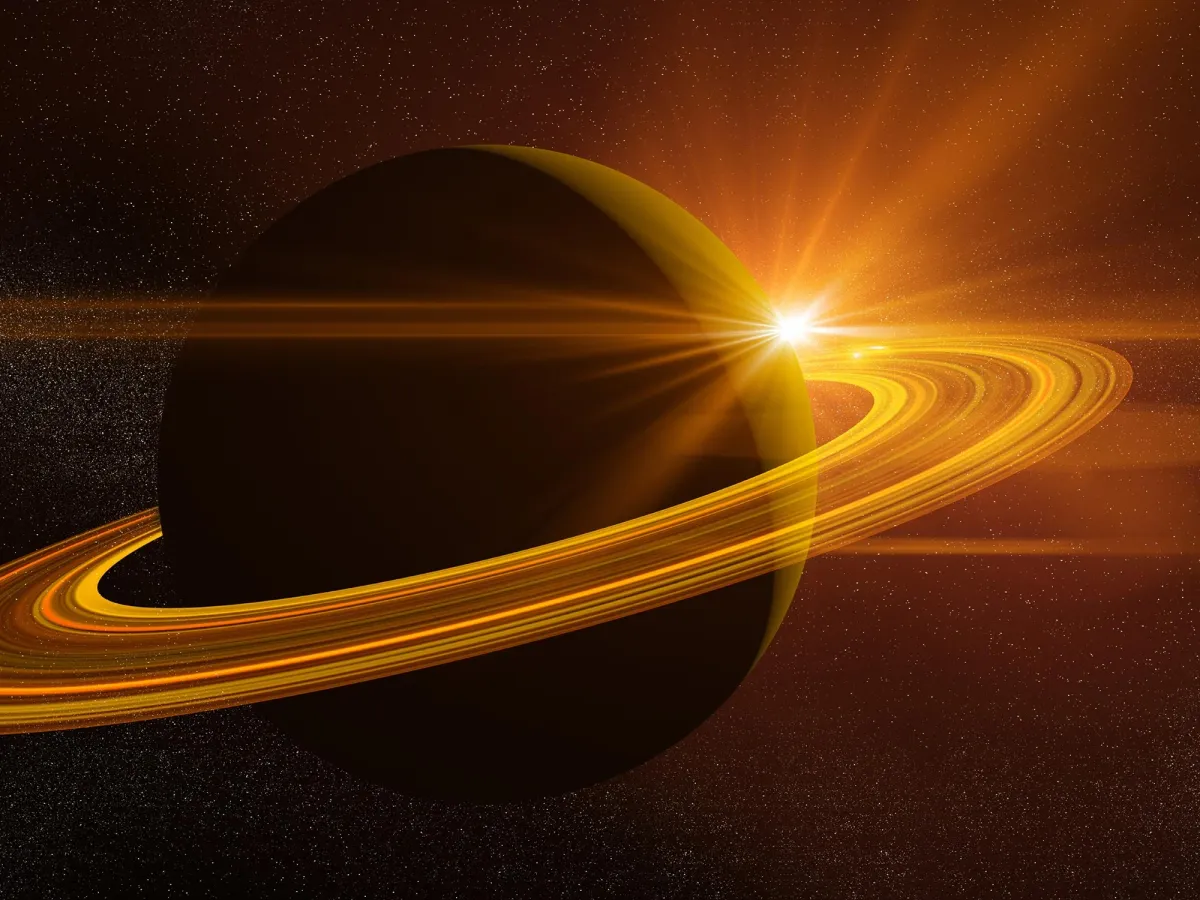 A lost moon collision may explain Saturn's rings and Titan