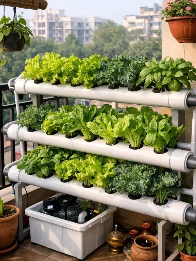 City dwellers grow salad year-round without soil or garden space
