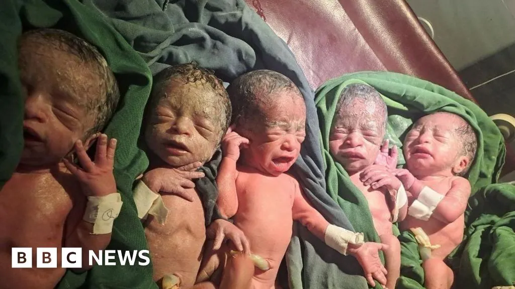 Ethiopian woman gives birth to rare  quintuplets
