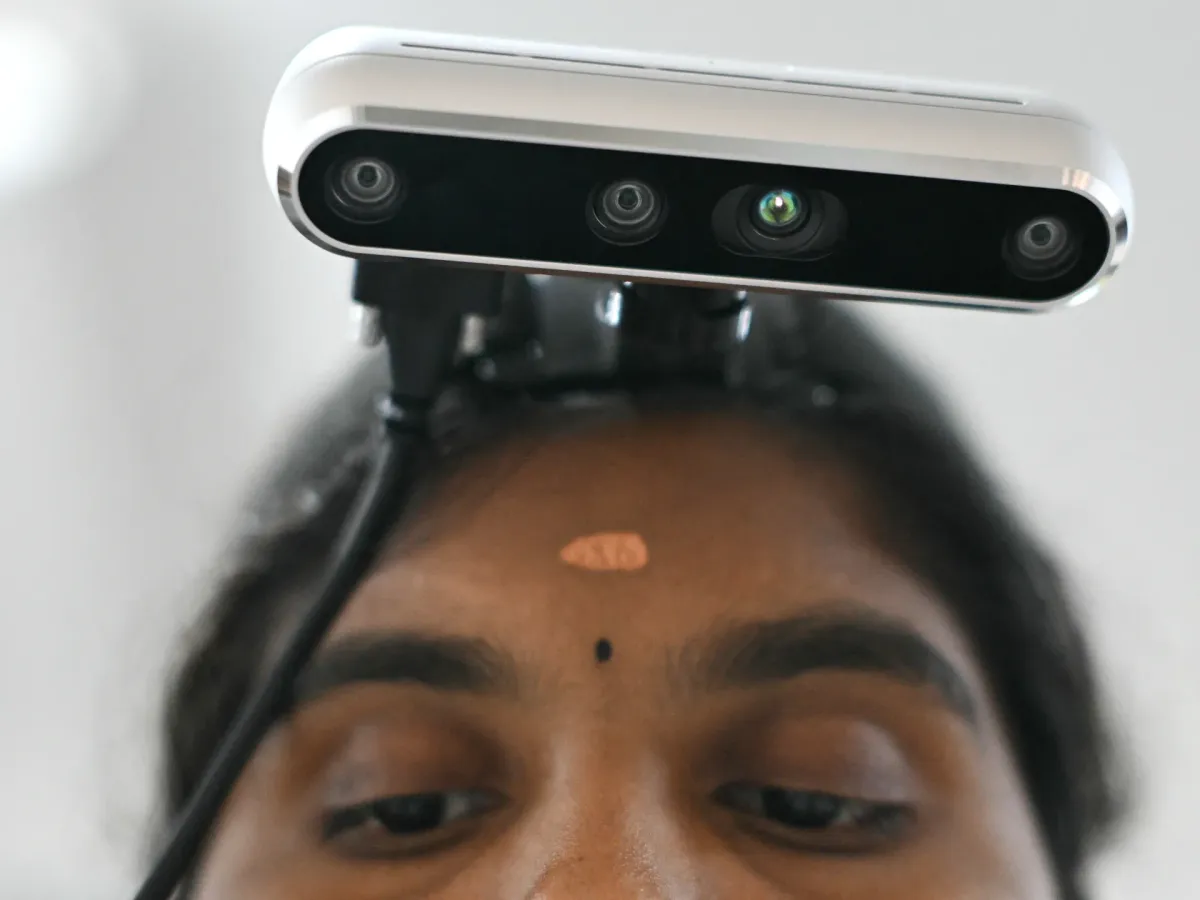 Photos: India’s workers are training AI robots to take their jobs