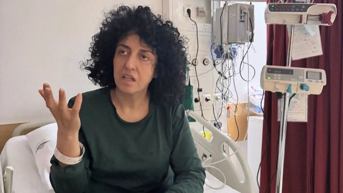 Nobel Laureate Narges Mohammadi Hospitalized After Prison Collapse