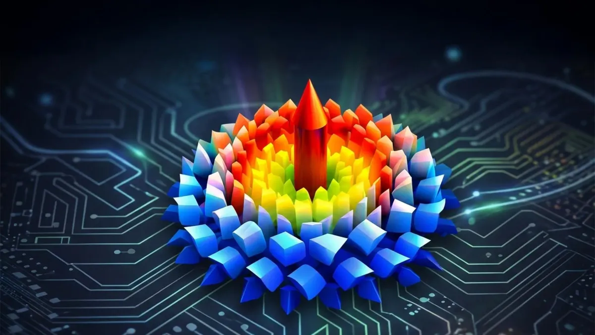 Twisting magnetic crystals reveals giant patterns hidden at atomic scale