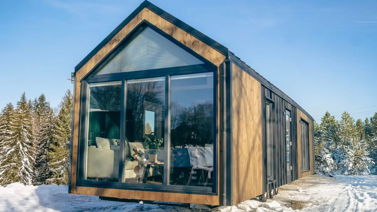 Extra-wide tiny house makes full-time small living comfortable