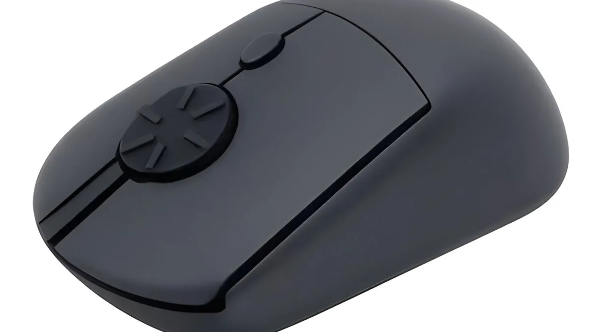 Maverick mouse flips the axis with rotary scrolling wheel
