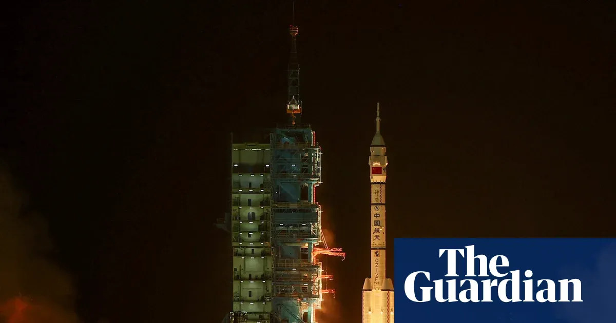 China launches three-crew spaceflight as part of lunar ambitions