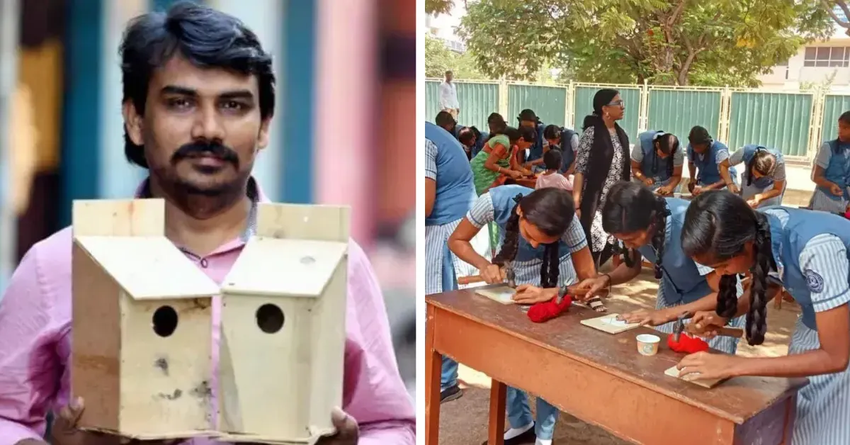 A Year After This Chennai Man Installed 15000 Nest Boxes, Sparrows Are Back in The City