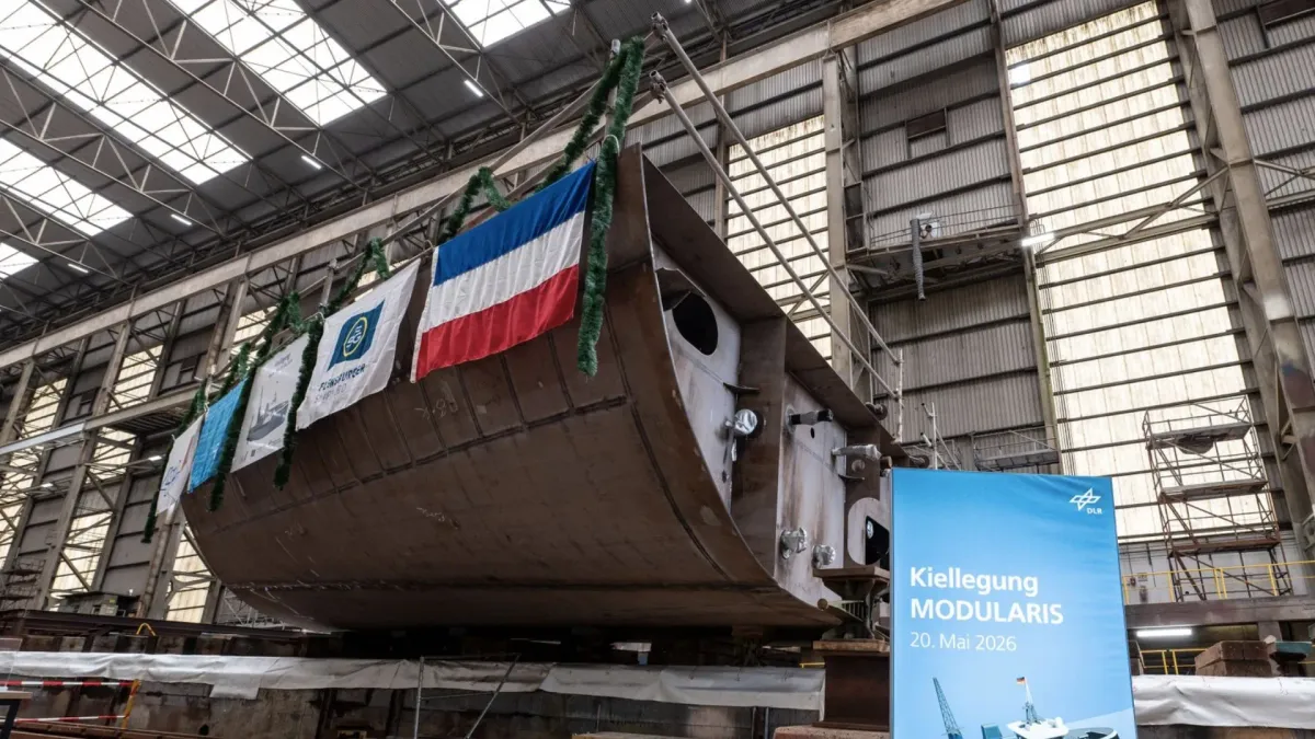 Germany’s new floating lab to test hydrogen, future ship tech, climate-compatible propulsion
