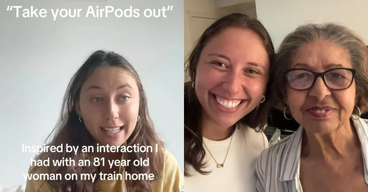 She took out her AirPods to talk to a stranger on the NYC subway. The conversation changed both of their lives