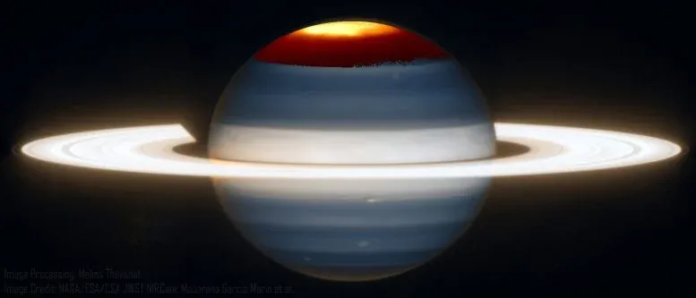 Saturn Auroral Brightening Observed by JWST