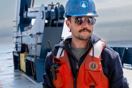 Benen ElShakhs, pilot of the human-occupied submersible Alvin.