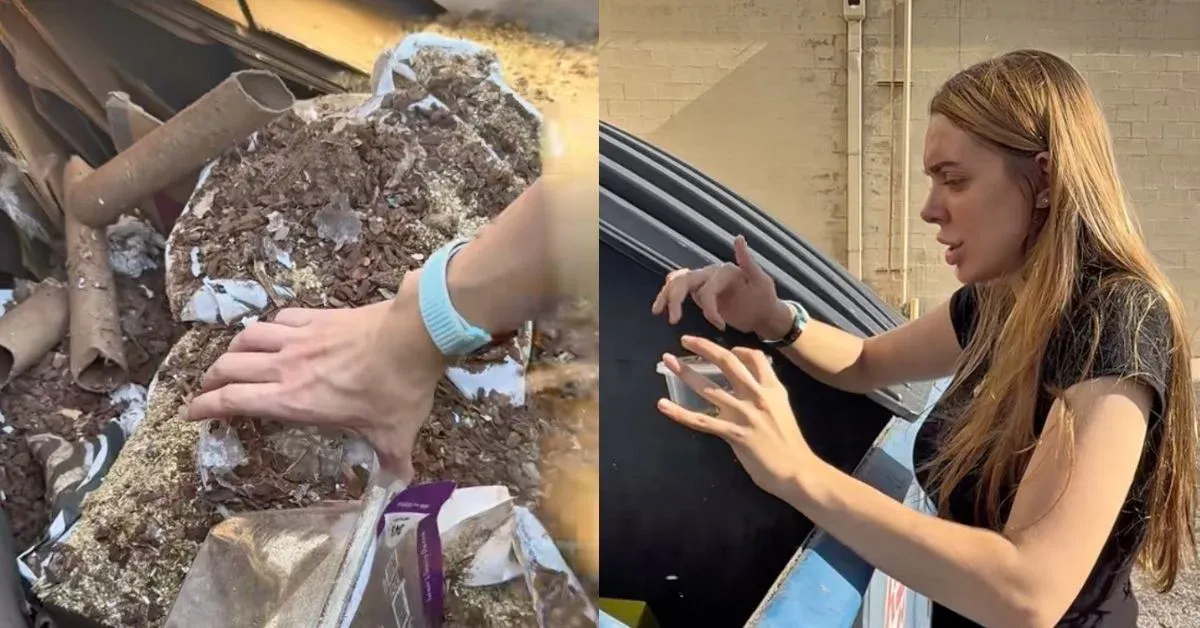 Good Samaritans peeked into a dumpster behind a pet store. They ended up saving an animal's life