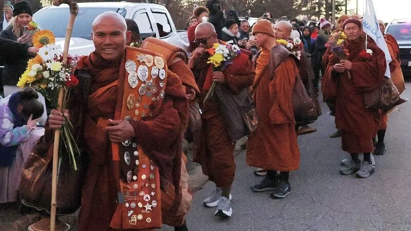 Movement as solidarity: Walking for a cause across the U.S. and Britain