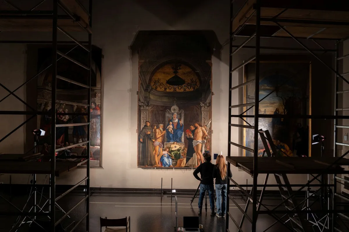 Experts Are Carefully Restoring a 15th-Century Masterpiece by Giovanni Bellini—and You Can Watch Them Work
