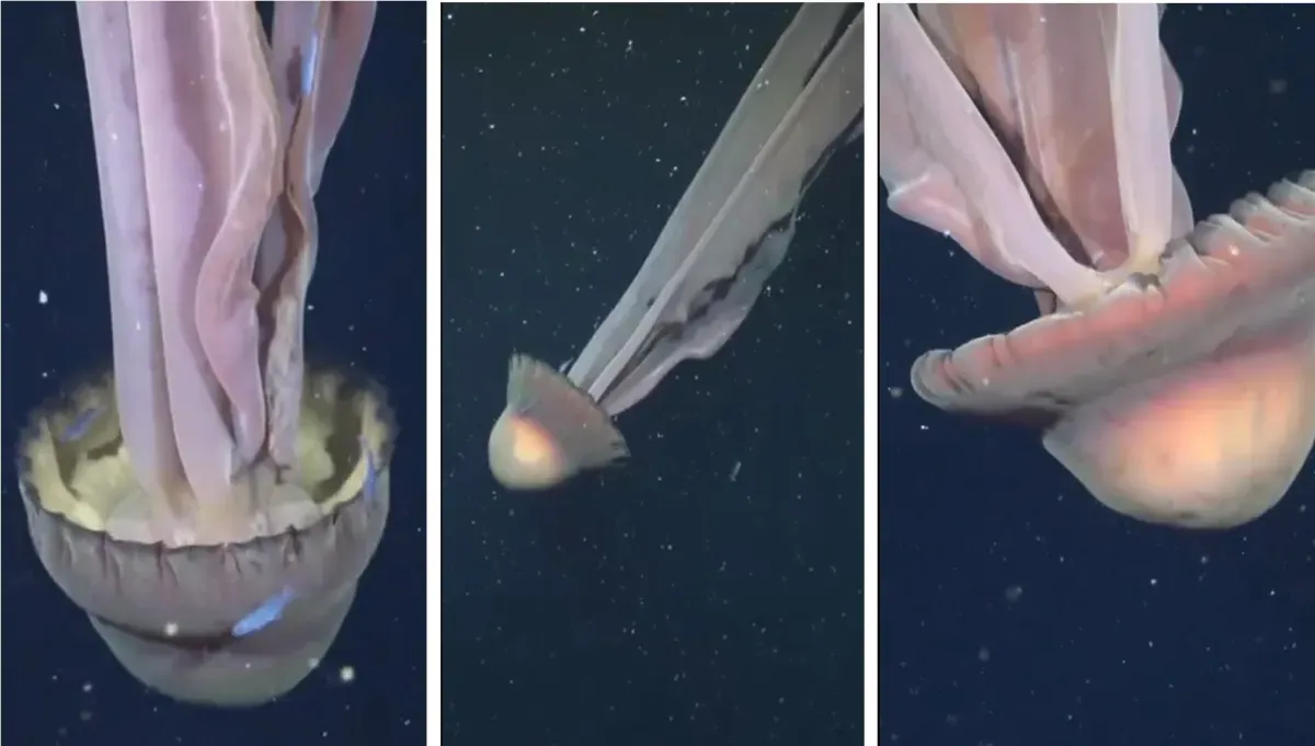 Colossal Deep-Sea Phantom Jelly Shatters Rarity Records in Pacific