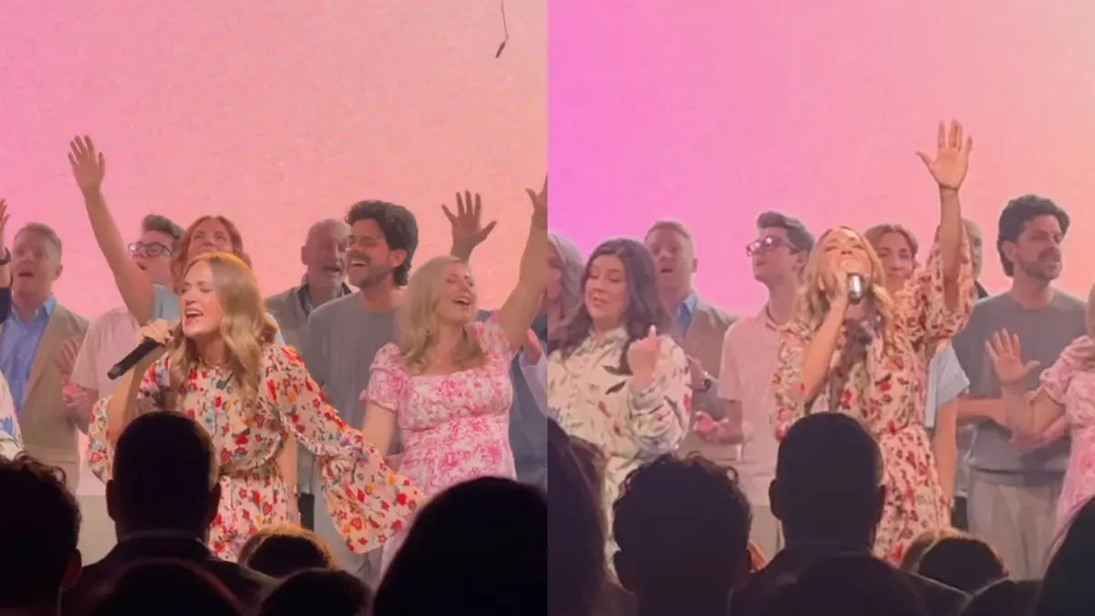 Carrie Underwood Surprises Churchgoers on Easter Sunday and Gives Chills