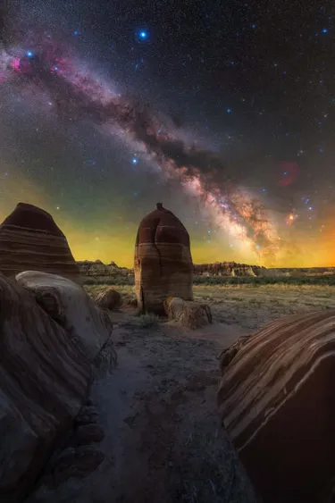 Galactic Spine: I am drawn to Milky Way photography because of its ability to spark curiosity. It offers a perspective that feels entirely different from other forms of photography, often revealing a world that many people have never experienced