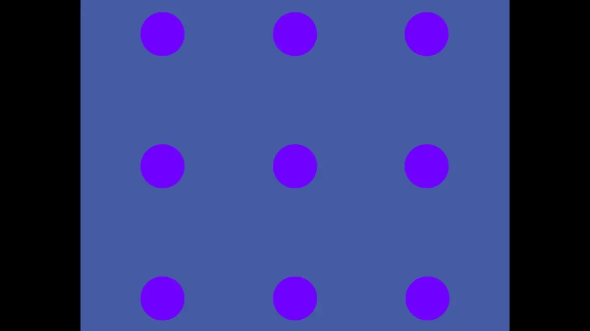 A New Optical Illusion Makes Every Blue Dot Look Purple