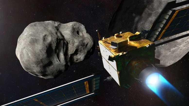 NASA’s Double Asteroid Redirection Test (DART) spacecraft prior to impact