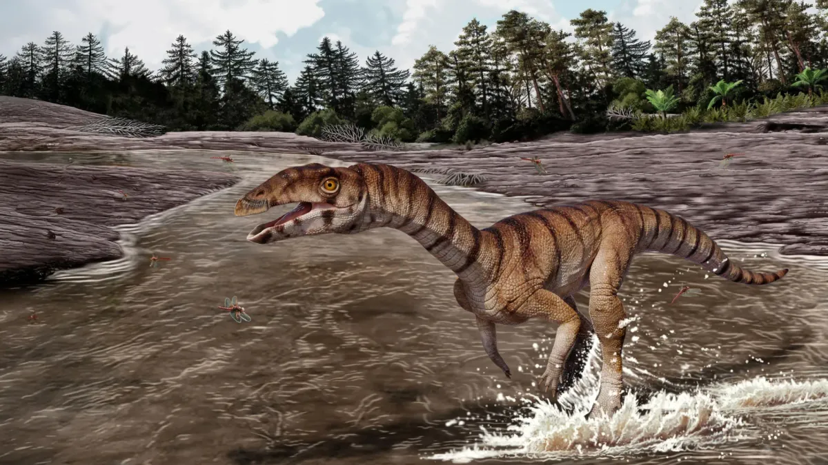 This bizarre crocodile relative from the Triassic looked like an ostrich dinosaur