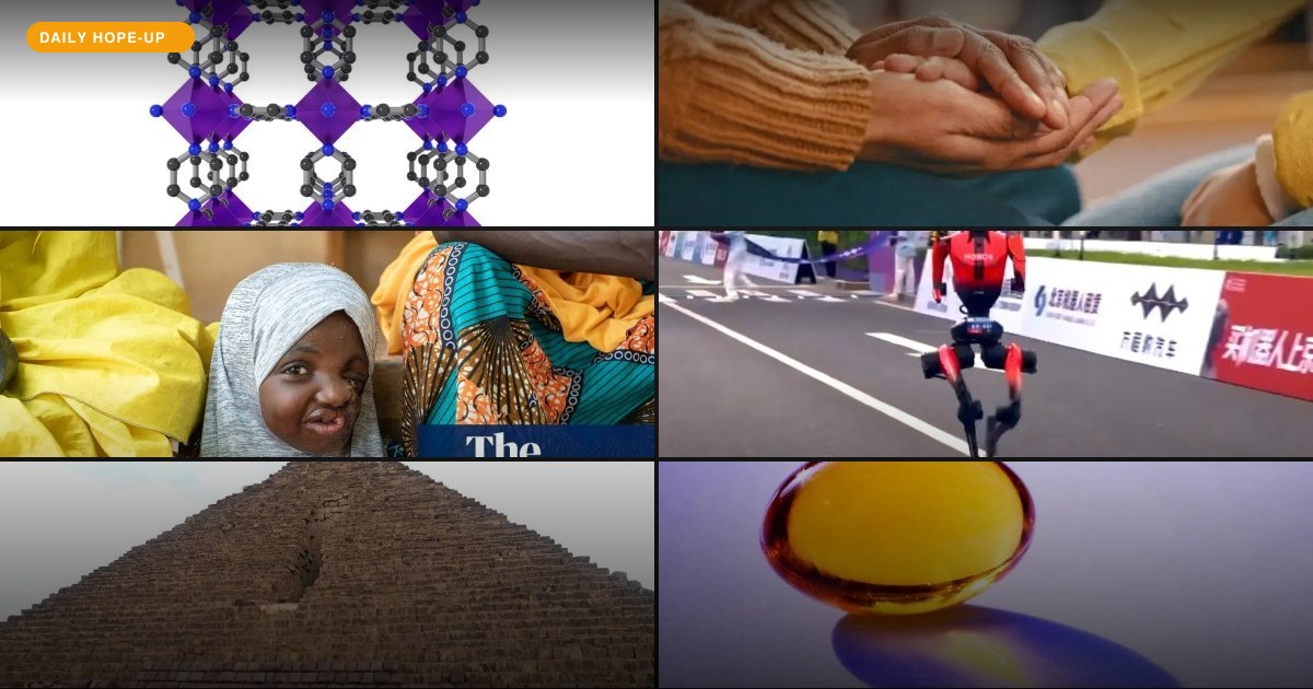 Today's Hope-Up: Ancient Secrets, Modern Breakthroughs, and a Robot's Record-Breaking Run