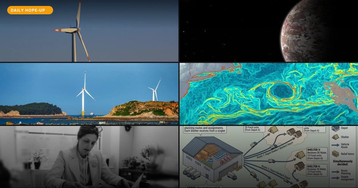 Today's Hope-Up: The Ocean Had a Really Good Day (and So Did Renewables)