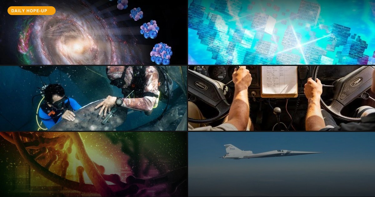 Today's Hope-Up: Evolution's Cheatsheet, Cosmic Rays, and a Quiet Supersonic Thump