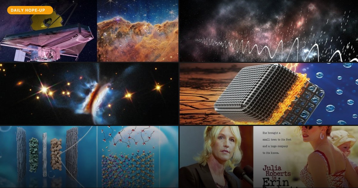 Today's Hope-Up: The Cosmos Is Organized, and Life's a Clever Code