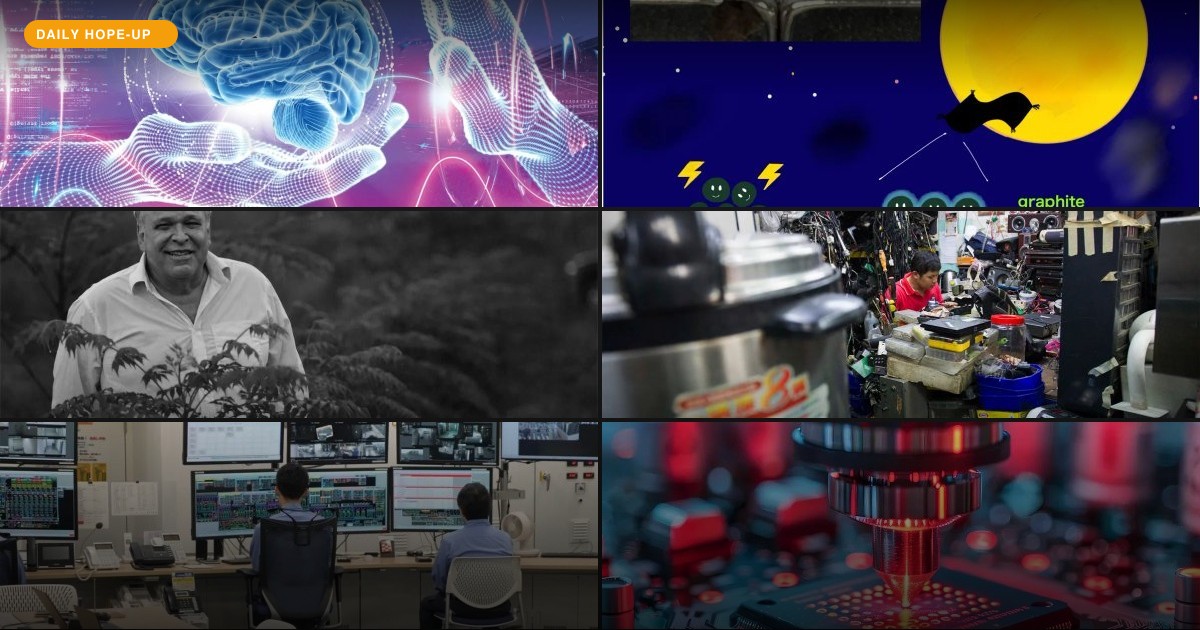 Today's Hope-Up: The Brain Got a Boost, and a Forest Got a Savior